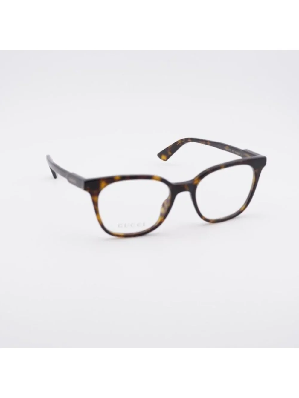 Gucci GG1821O 002 Eyeglasses Havana 51mm Square Frame